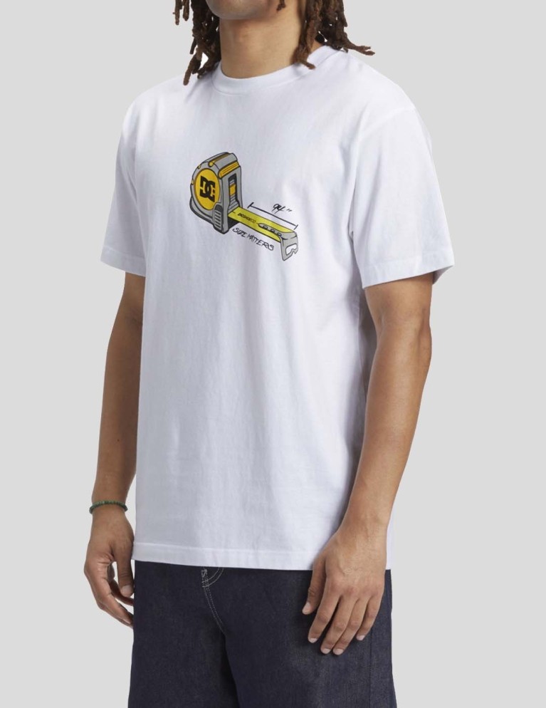 T-shirt DC dimensioni tee bianco